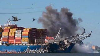 US:  Baltimore bridge blown up in controlled demolition to free stricken ship