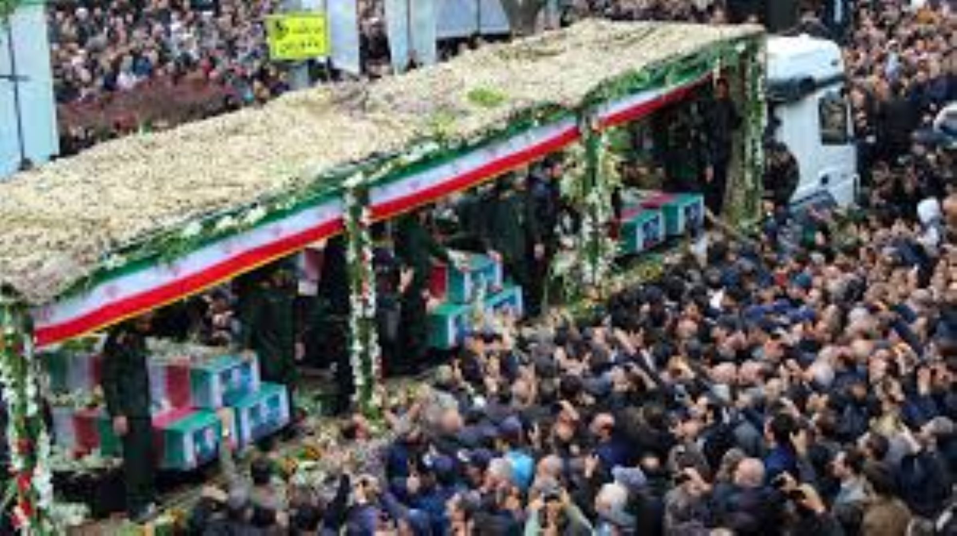 People In Iran’s Capital Bid Farewell To Late President