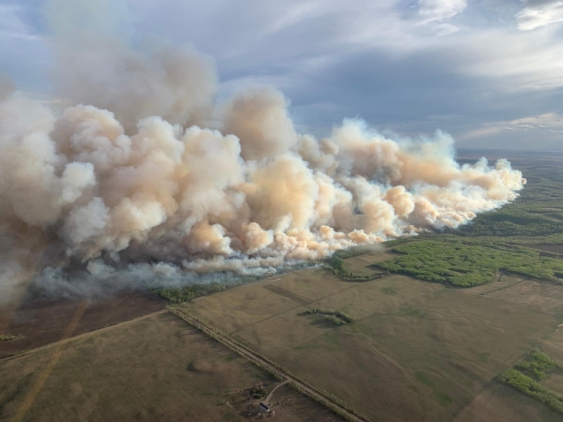 Early forest fires prompt evacuations in Canada