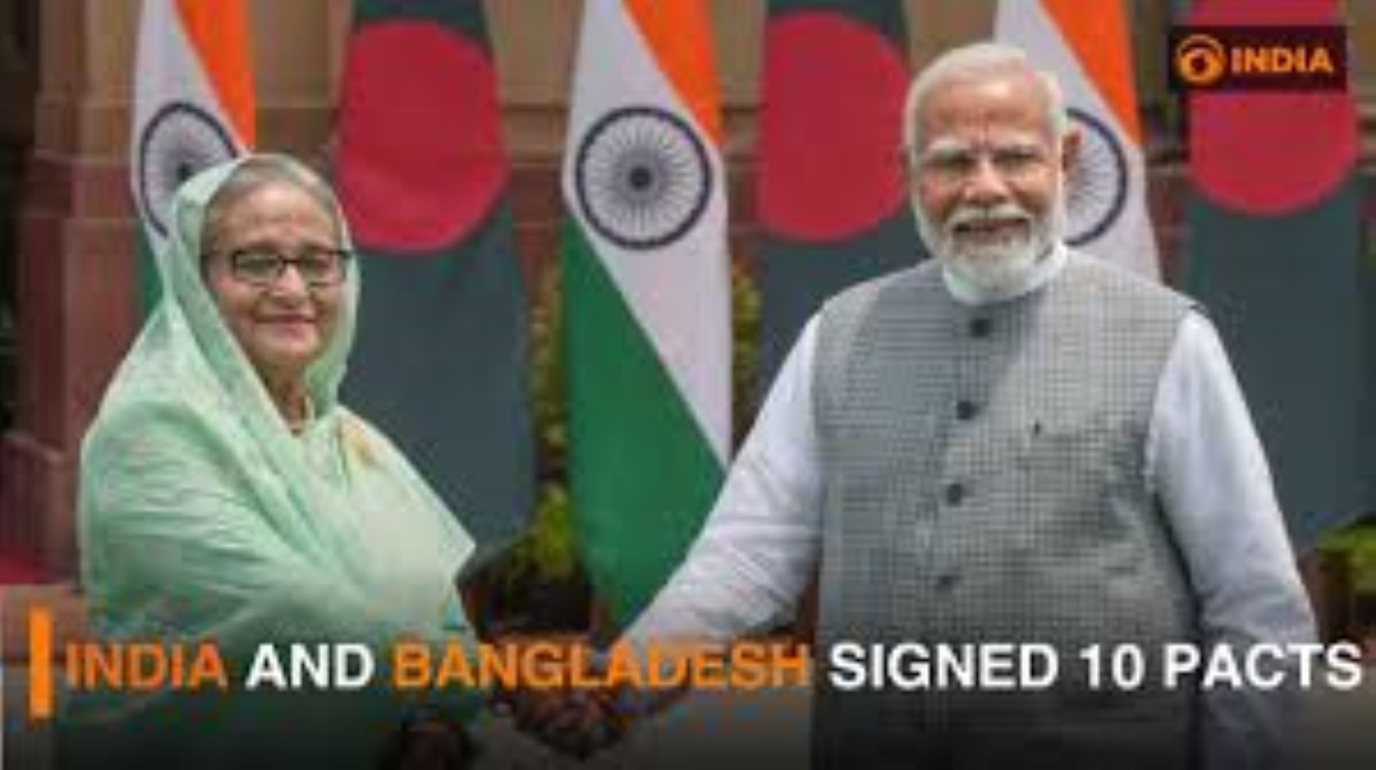 India, Bangladesh Ink 10 Pacts As Bangladeshi PM Visits