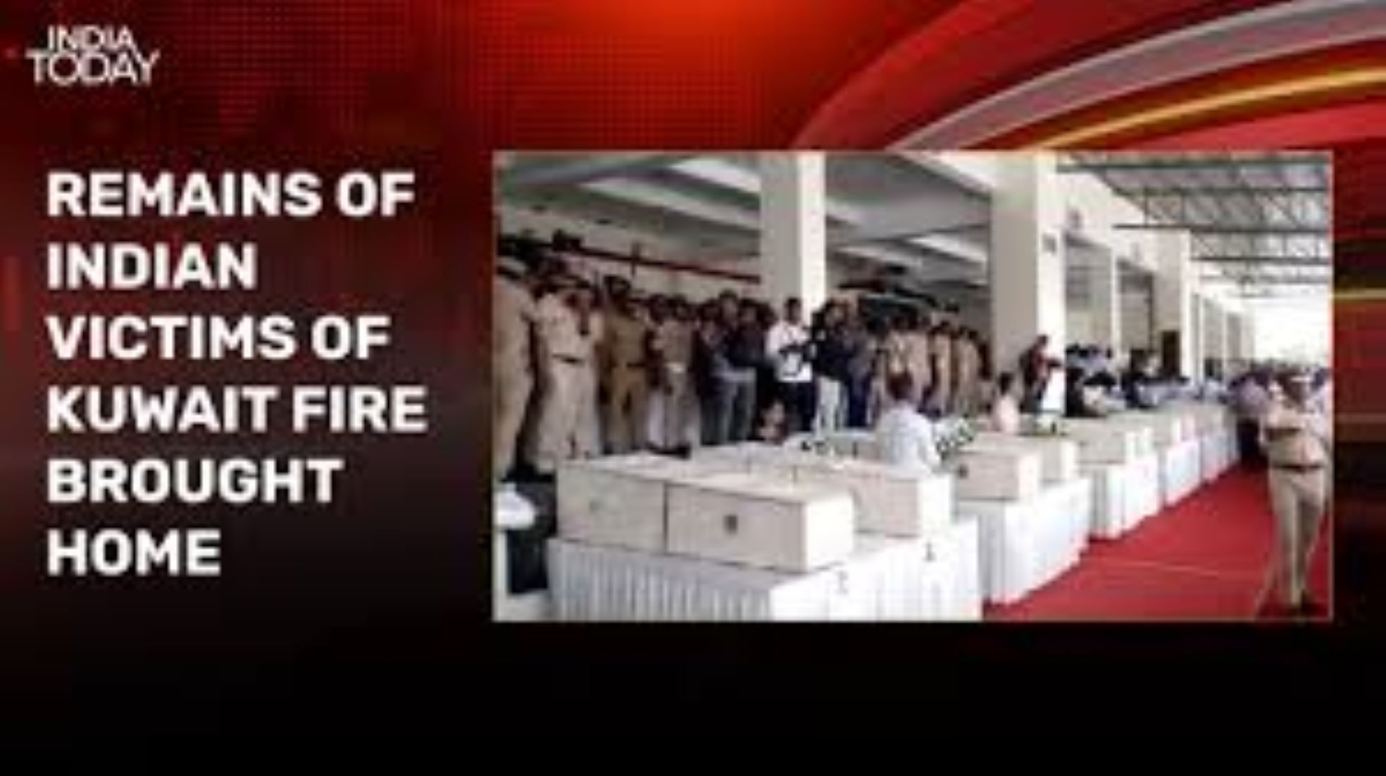 Mortal Remains Of Indians Dead In Kuwait Fire Brought Home