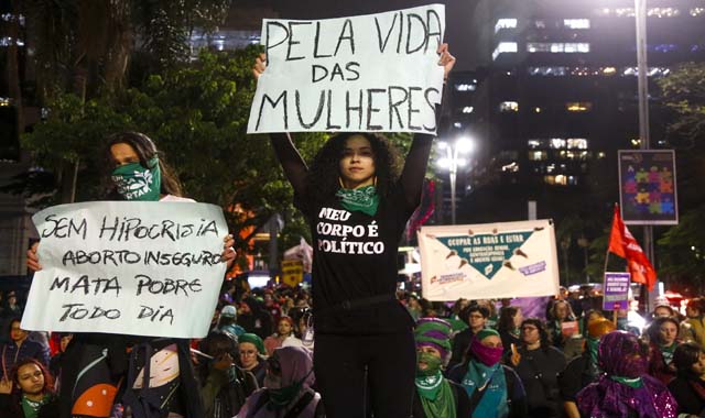 ‘A girl is not a mother’: Brazilians protest tough abortion bill