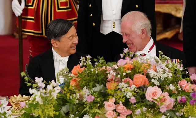 King Charles hails ties as Japan royals make UK state visit