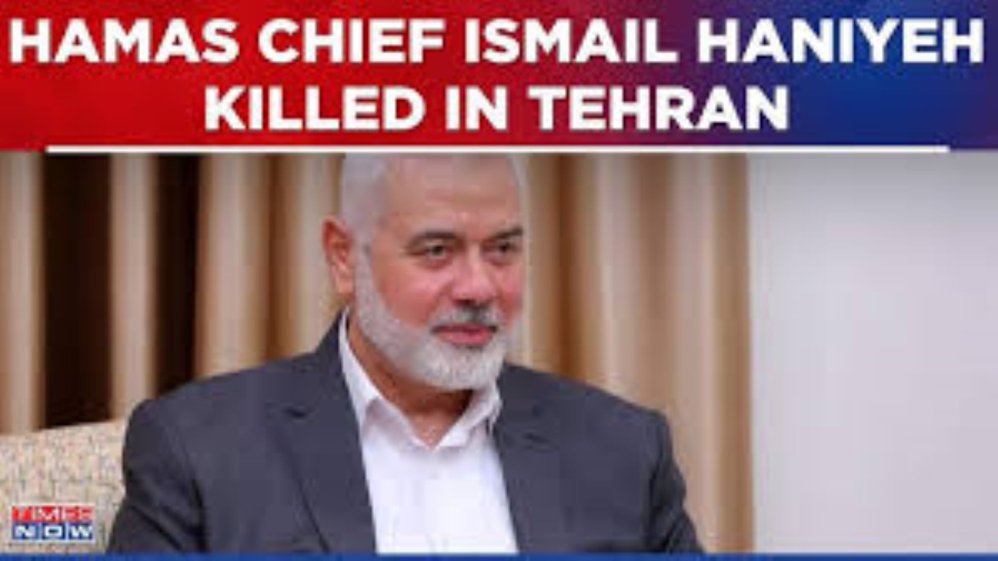 Iran Confirms Hamas Leader Killed In Tehran