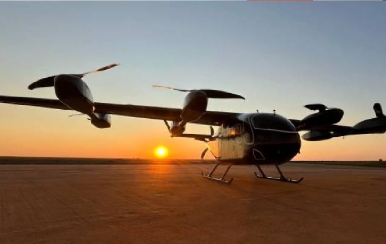 Brazilian flying taxi model launched