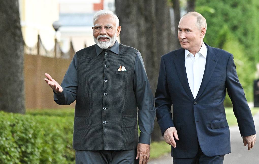 Russian Pres Putin and Indian PM Modi to hold official talks in Moscow on Tuesday