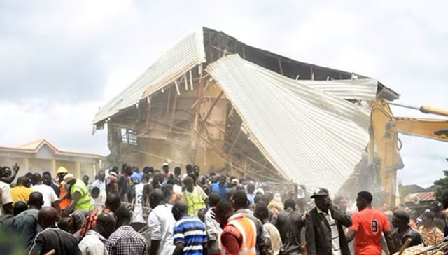 Update: Nigeria school collapse kills 21, scores injured