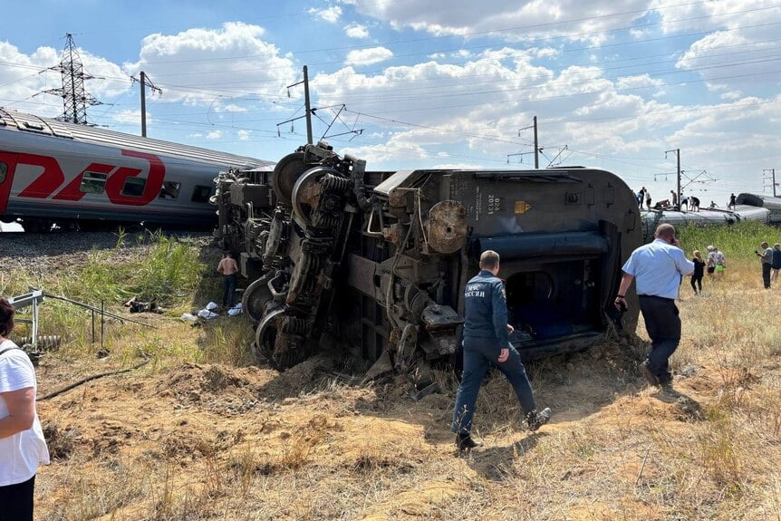 Russia: More than 100 injured when train, truck collide in Southern Volgograd region