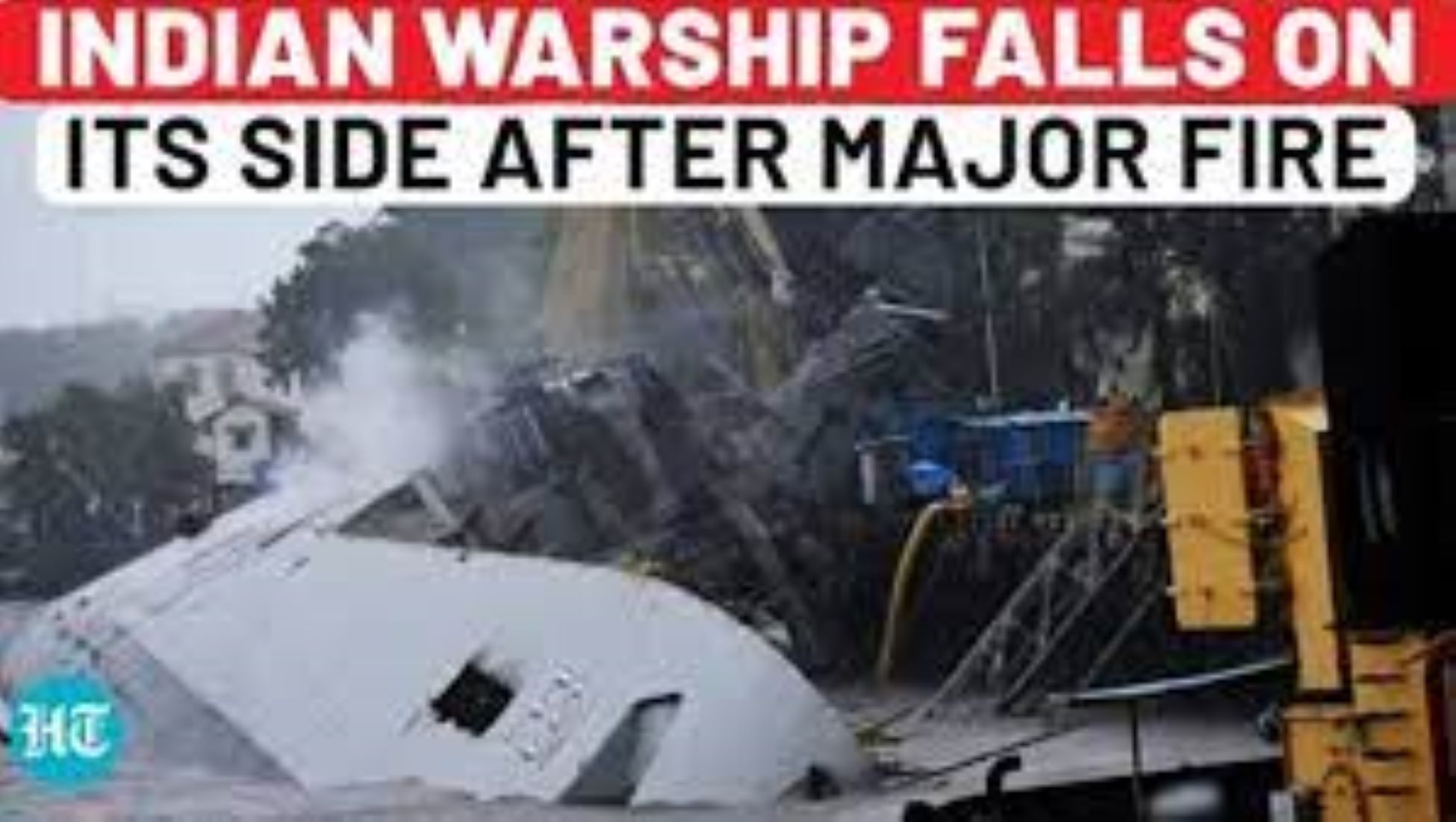 Sailor Missing After Indian Navy’s Warship Severely Damaged In Fire