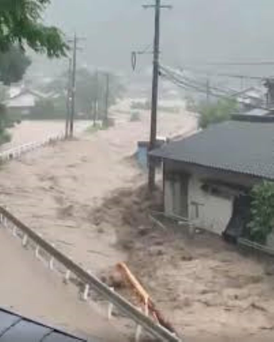 Death Toll Rises To Three As Heavy Rain Lashes North-Eastern Japan