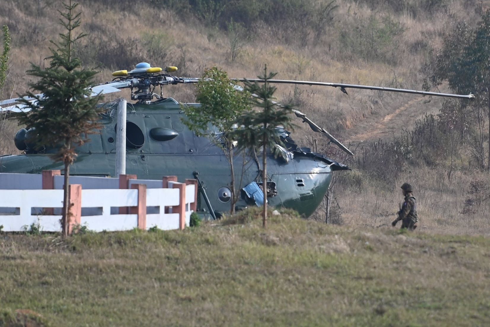 Two Killed, Two Injured In Myanmar Military Helicopter Crash