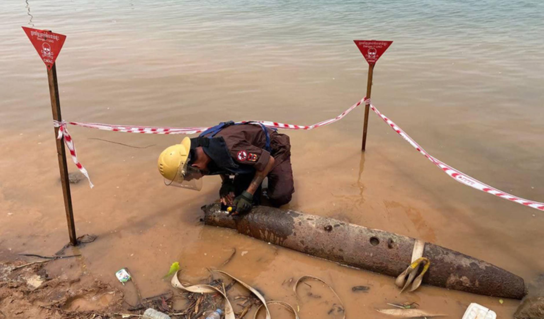 Cambodia Discovers Another War-Left U.S. Aerial Bomb In Southern Province