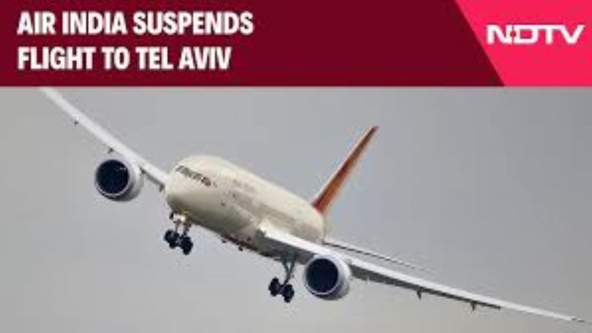 Air India Suspends Flights To/From Israel Until Aug 8, Amid Escalating Tensions