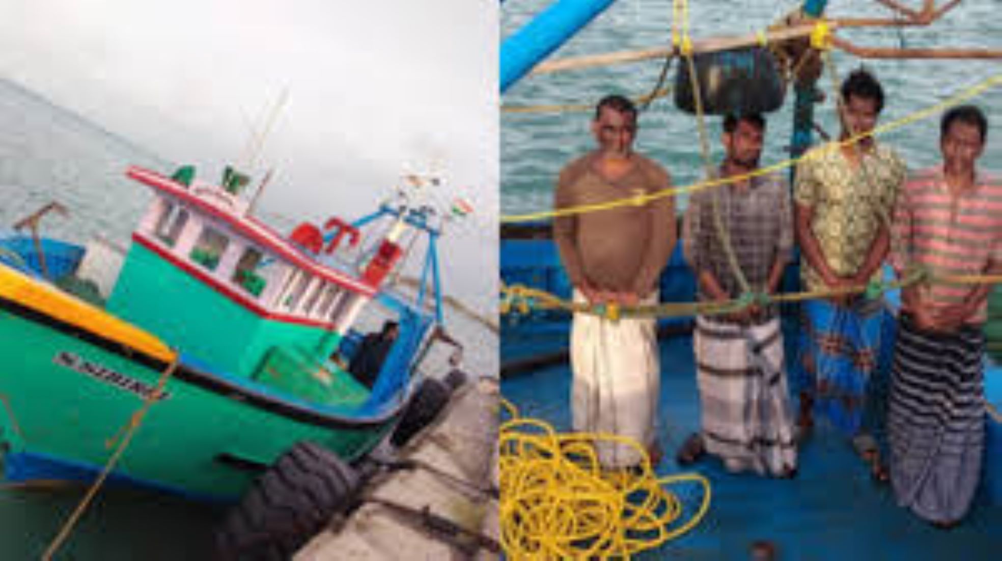 Sri Lankan Navy Arrested Four Indian Fishermen