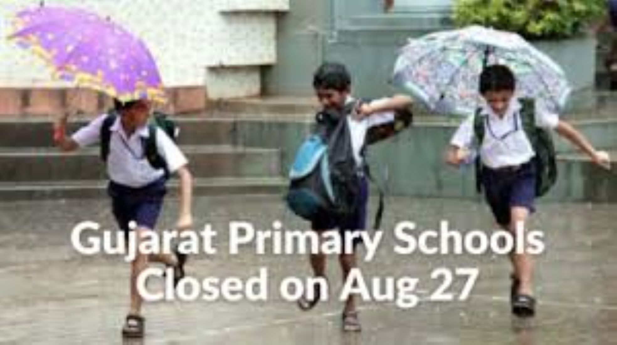 Schools Shut Amid Heavy Rains In India’s Gujarat State