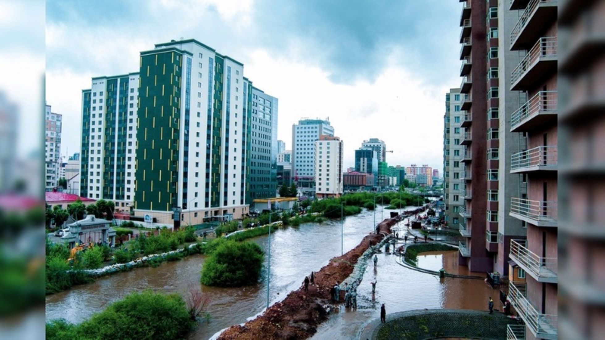 Major Rivers Flood In Mongolia