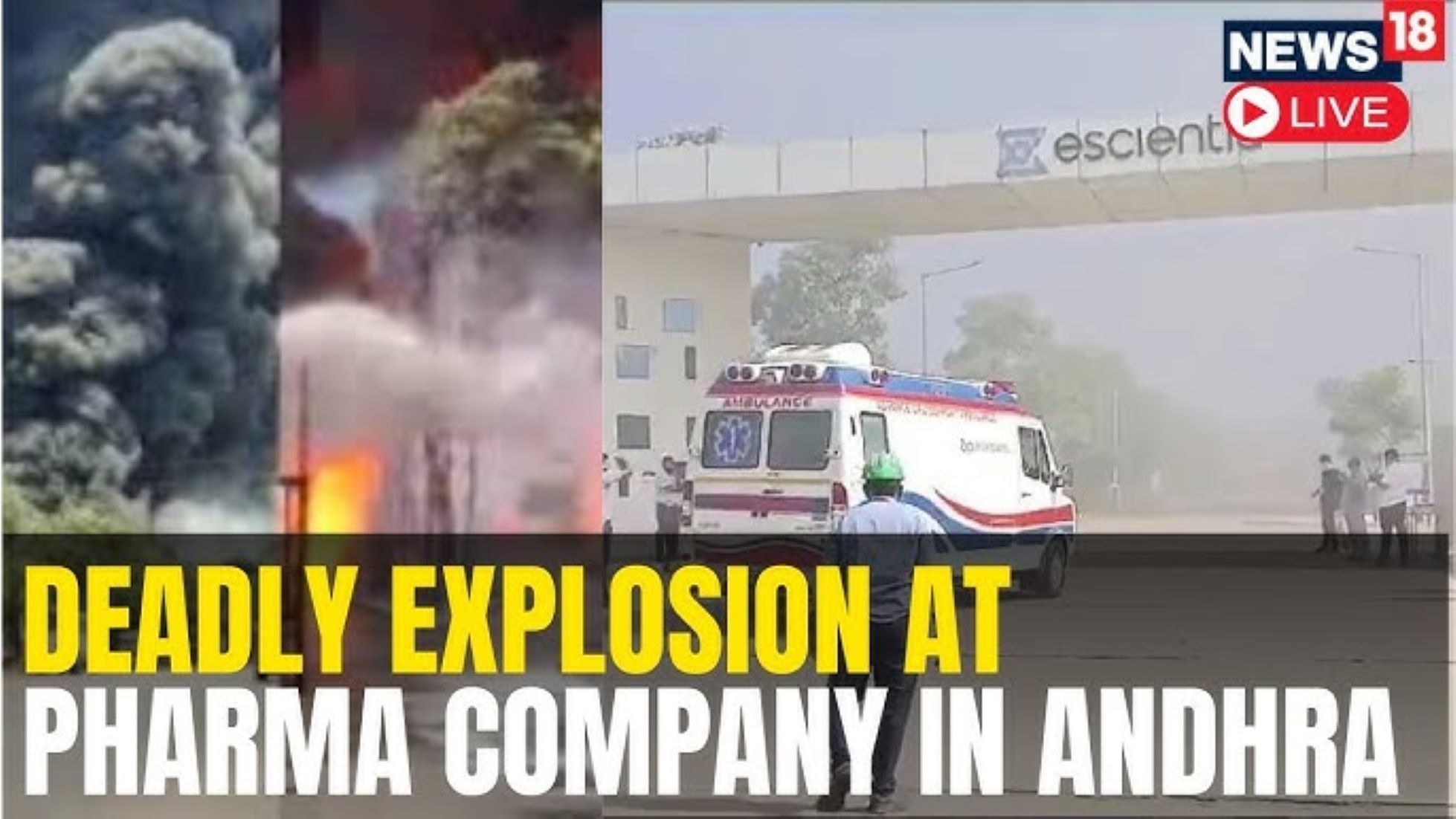 14 Killed In Explosion At Pharma Company In India’s Andhra Pradesh