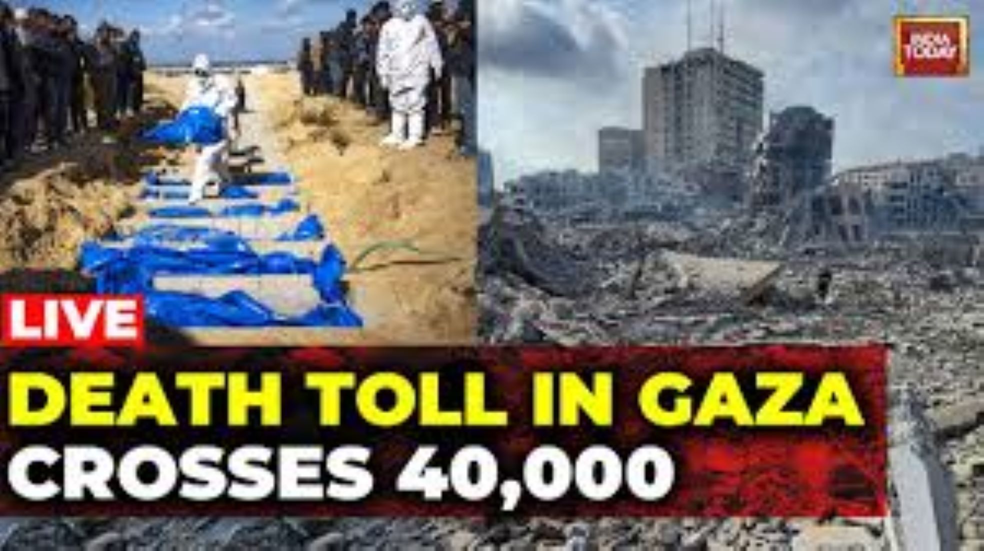 Gaza Death Toll Surpasses 40,300 As Zionist Forces Kill 69 More Palestinians