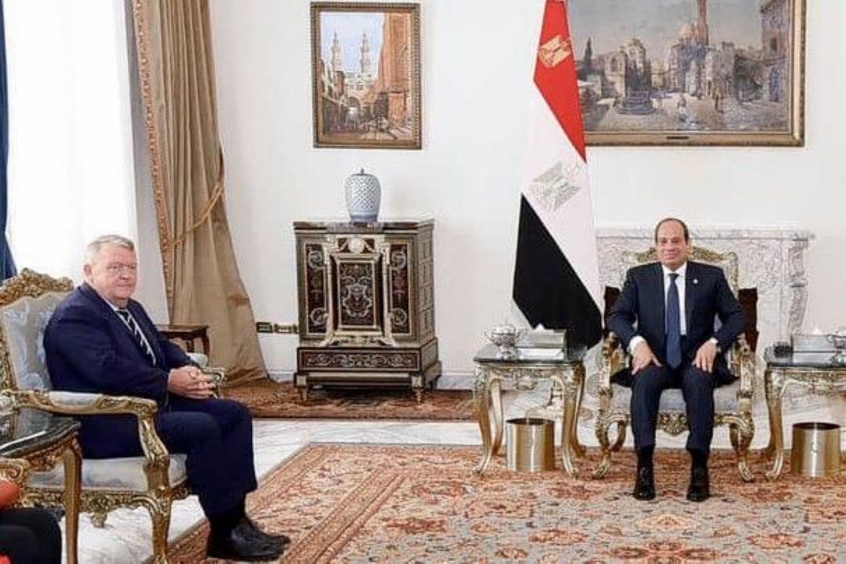 Egyptian President, Danish FM Discussed Situation In Middle East