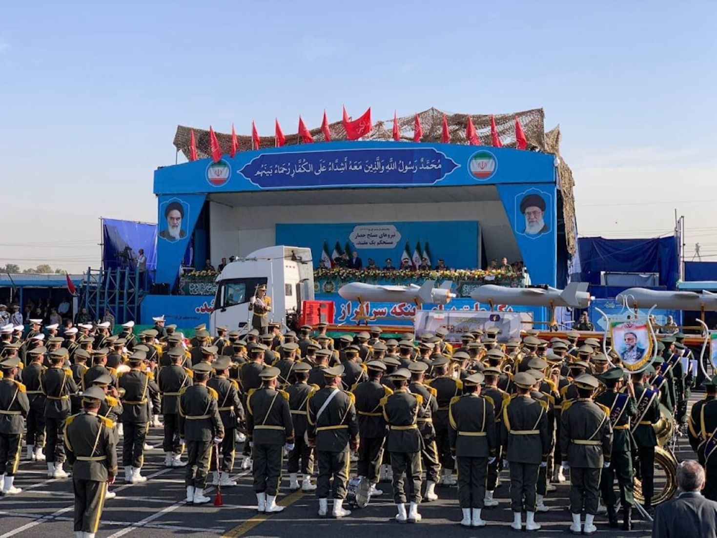 Iran Unveils Homegrown Missiles, Drones At Military Parade