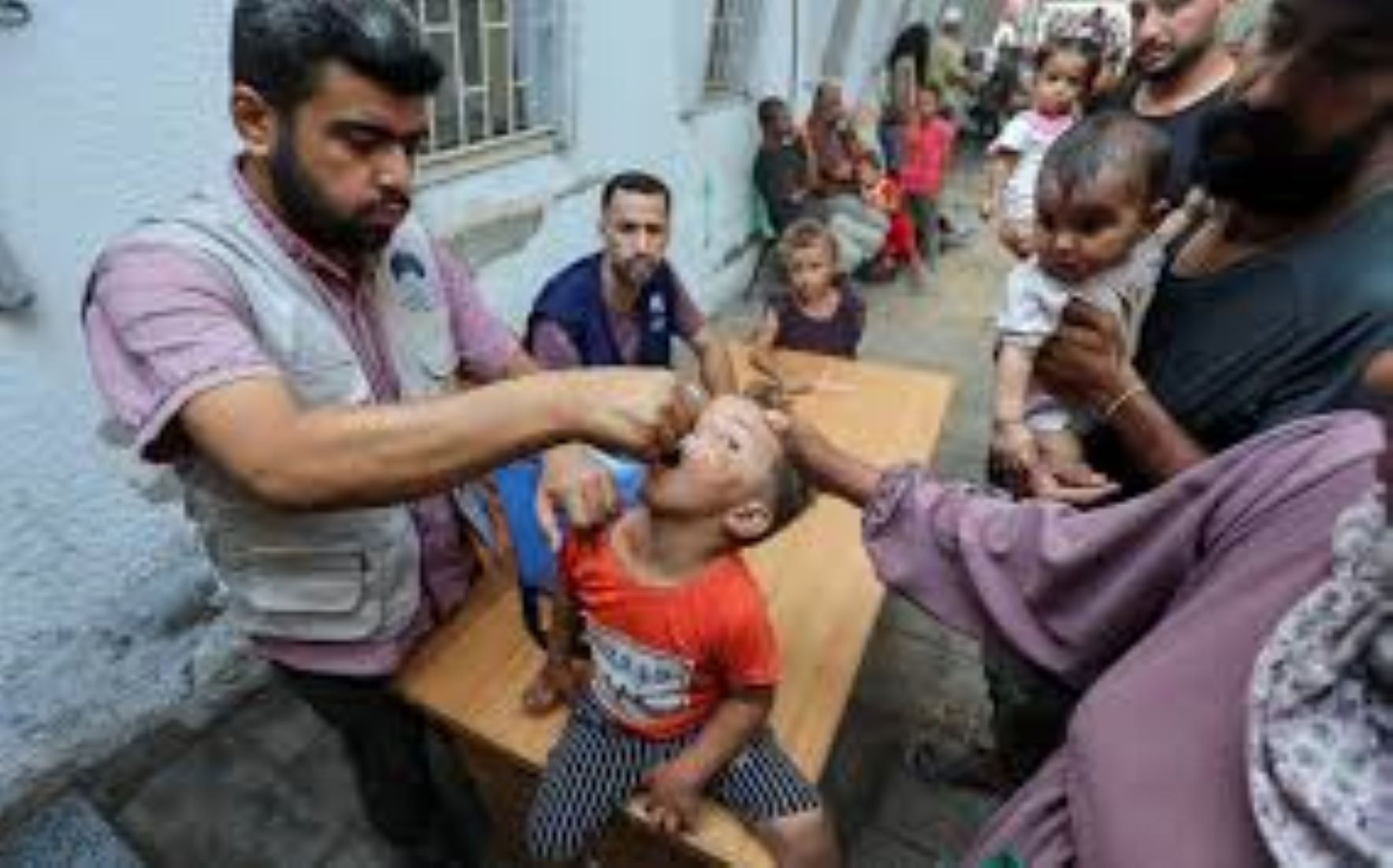 First Round Of Gaza Anti-Polio Campaign Ends, 560,000 Children Vaccinated: UN