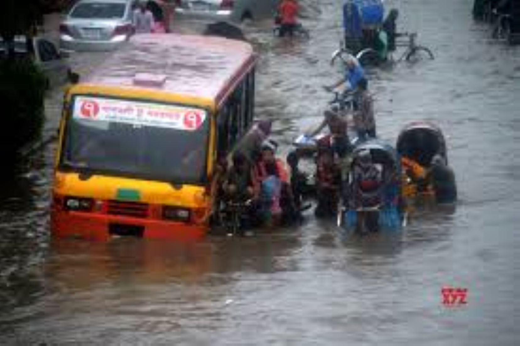 Bangladesh Capital Reels Under Water-logging Amid Heavy Morning Rain