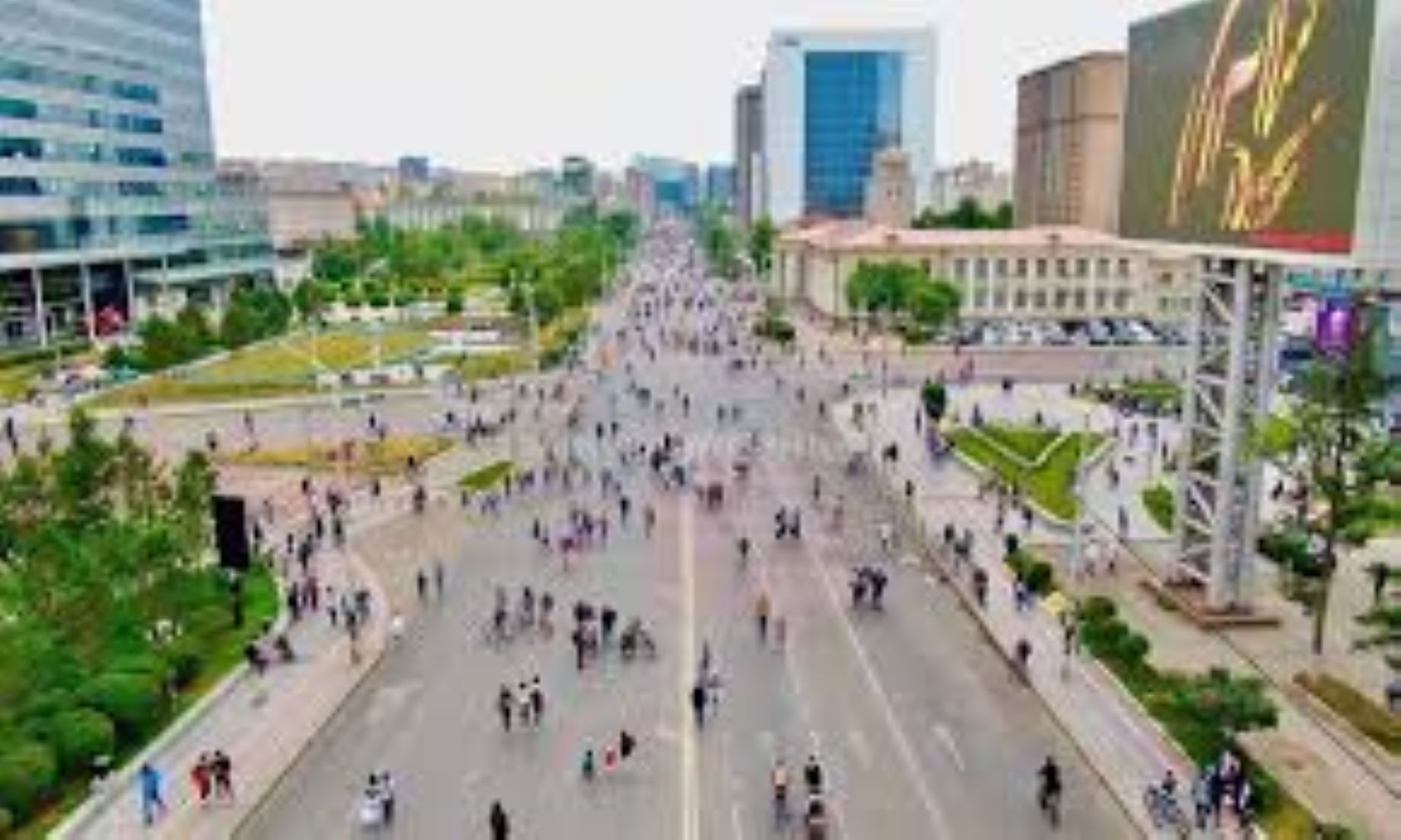 Mongolians Enjoy Car-Free Day In Capital Today