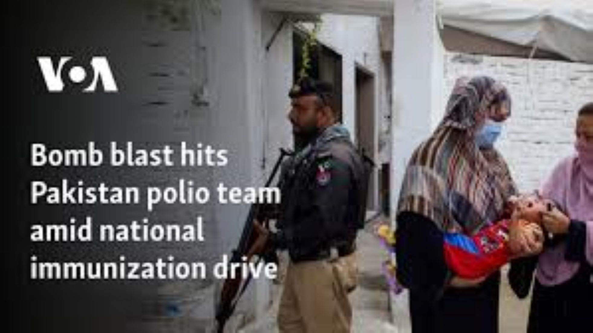 Six Injured As Blast Hit Polio Vaccination Team In NW Pakistan