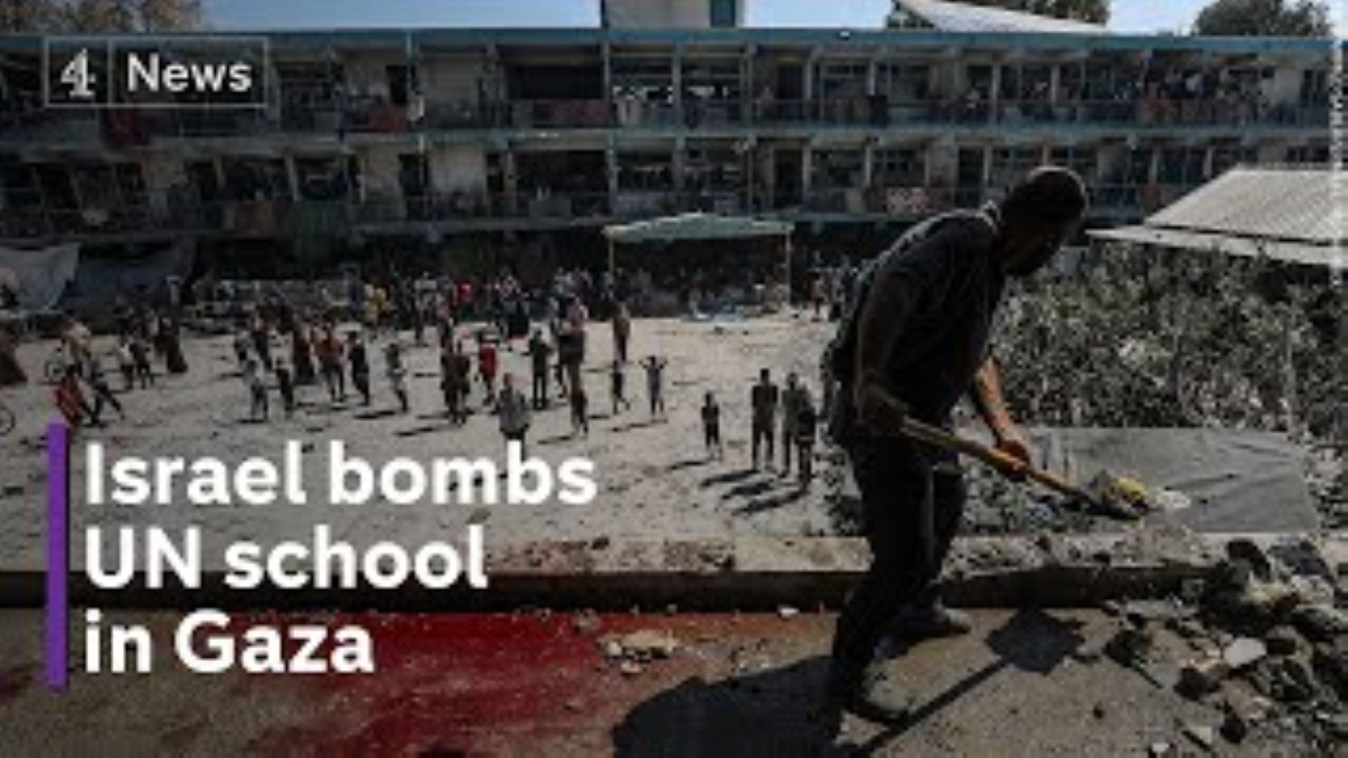 Five Palestinians Killed In Zionist Attack On School In Gaza; Death toll has risen to 41,182