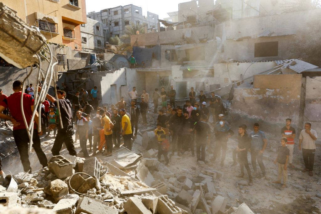 Seven More Palestinians Killed By Israeli Airstrike On School In N. Gaza