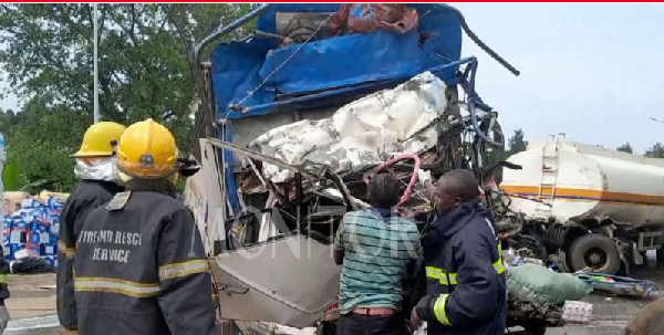 Uganda: Two die as fuel tanker collides with Fuso truck in Masaka