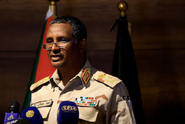 Sudan crisis: Head of paramilitary RSF accuses Egypt of being involved in airstrikes on group’s troops