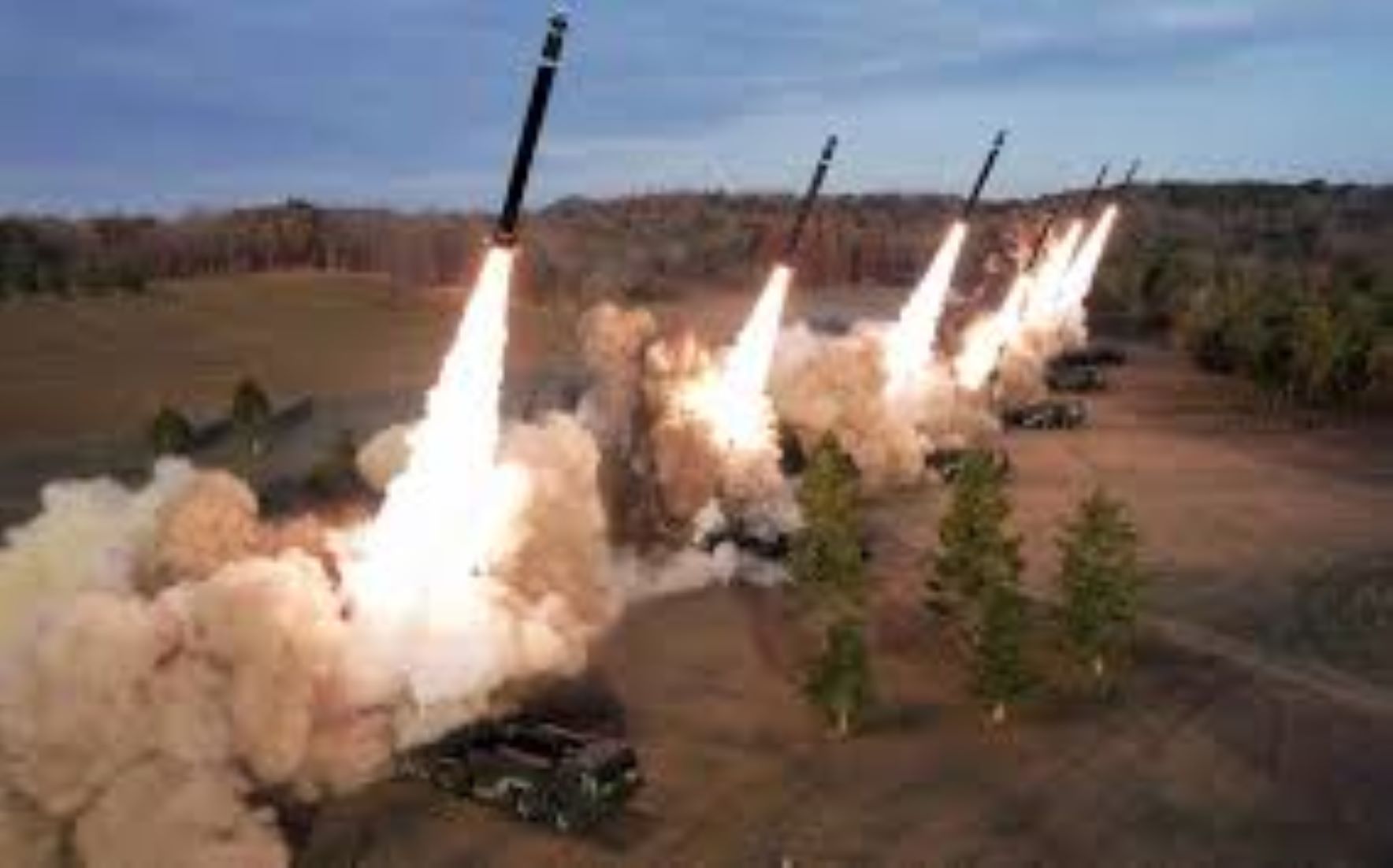 DPRK Test-Fired Multiple Rocket Launcher Shells