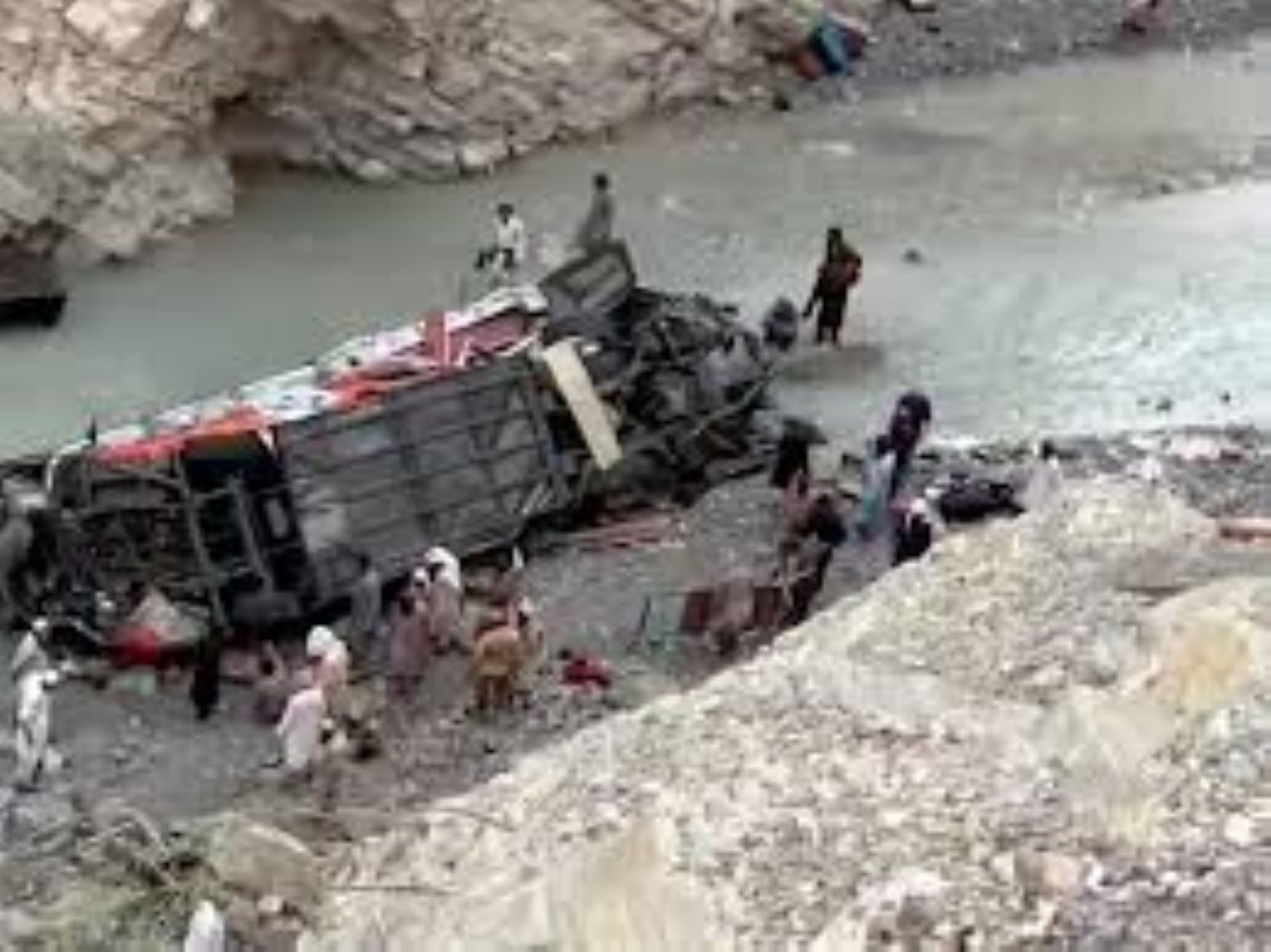 Seven Killed, Dozens Injured As Bus Plunged Into Ravine In SW Pakistan