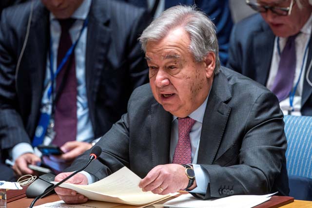 UN Security Council backs Sec-Gen Guterres after Israel deems him ‘persona non grata’