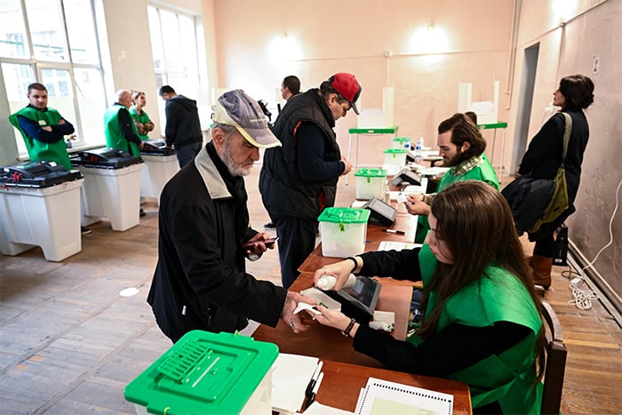 Georgia votes in key test for democracy, EU ambition