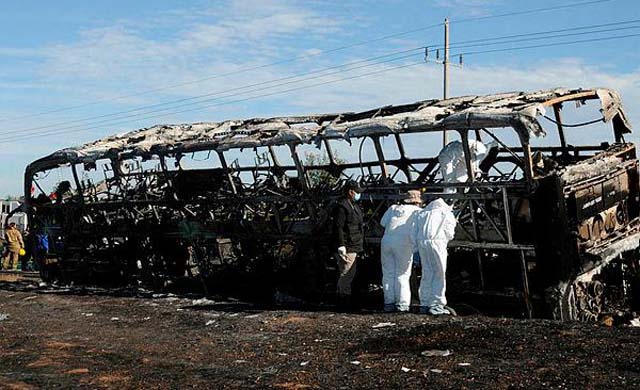 Mexico: 19 killed in northern Zacatecas state truck-bus crash