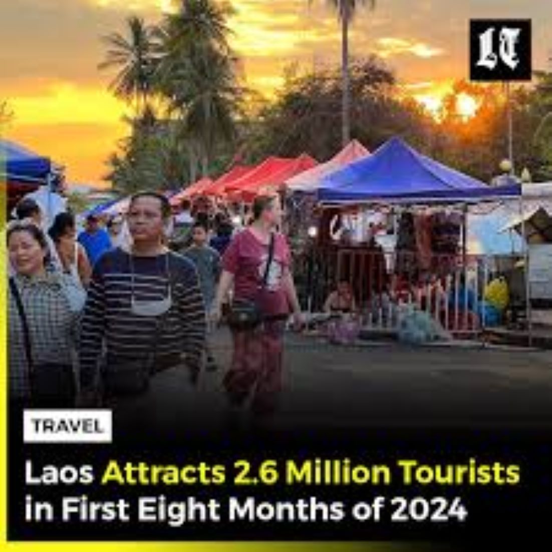 Laos Received 2.6 Million Foreign Tourists In Jan-Aug