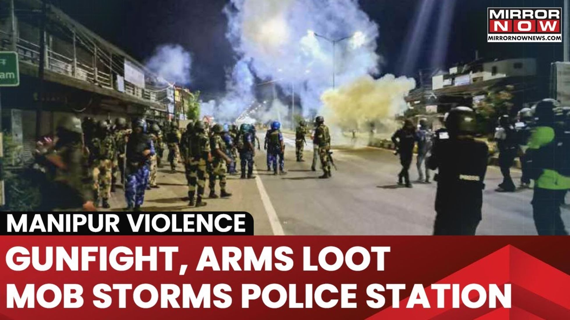 Violent Mob Stormed Police Station, Looted Arms In India’s Manipur