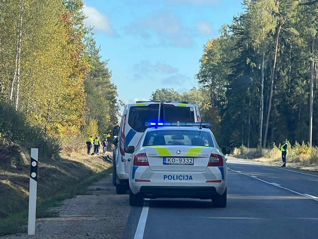 Latvian police arrest 46 migrants in high-speed pursuit involving fake police van