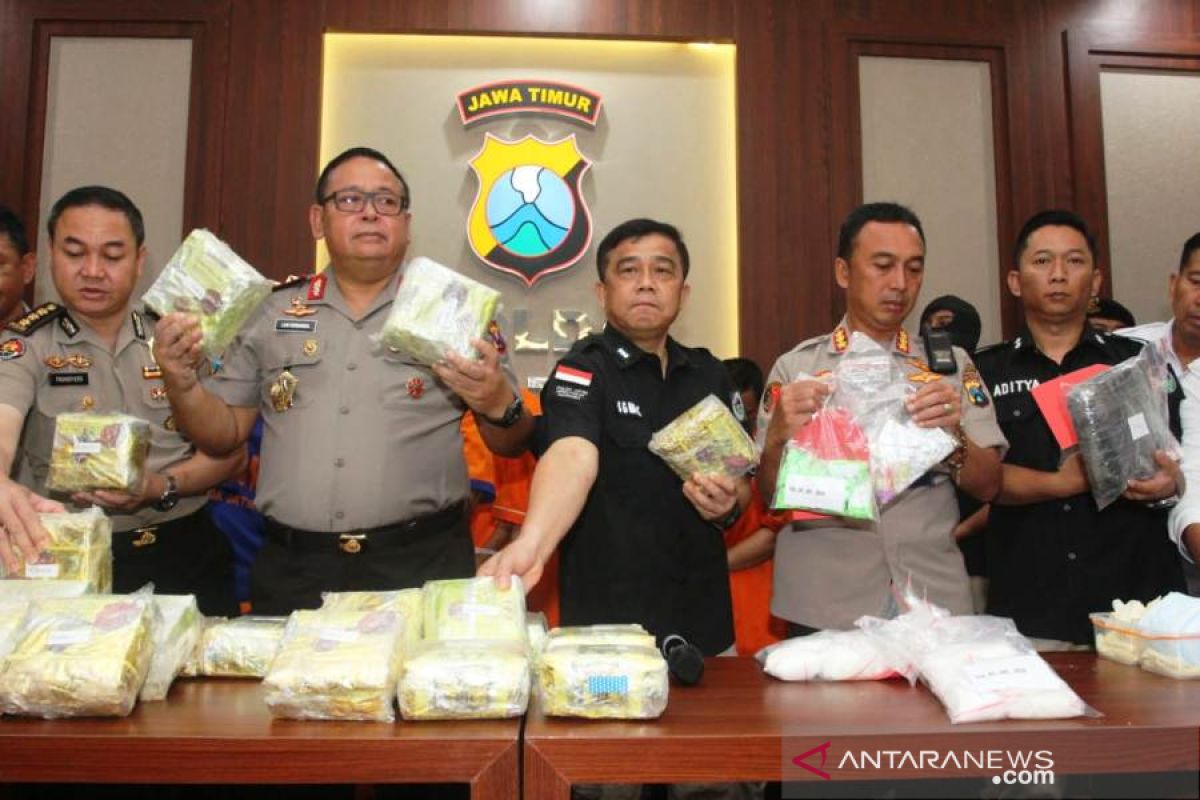 Indonesian Police Confiscated Over 70 Kg Of Illicit Drugs