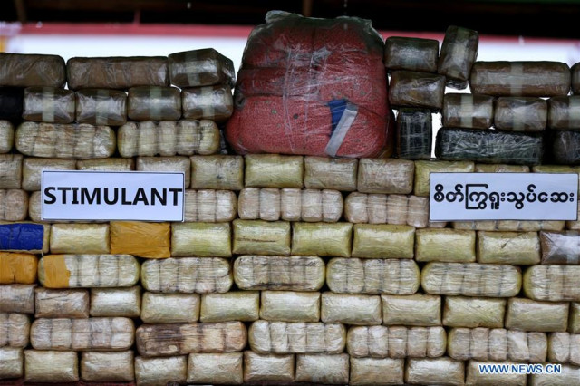 Over 332 Kg Of Heroin, Over 4.1 Million Stimulant Tablets Seized In Central Myanmar This Month