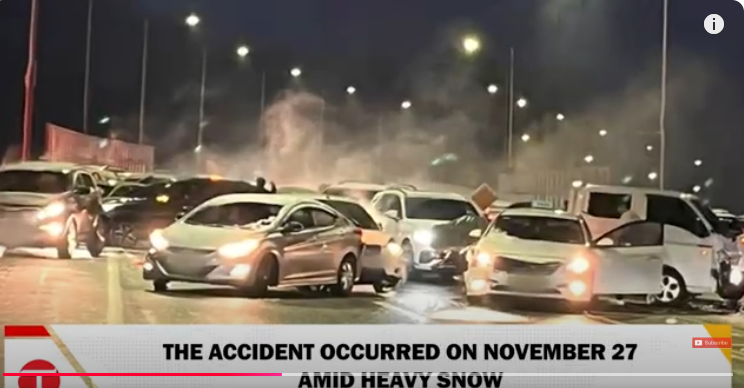 11 Injured In S. Korea’s 53-Vehicle Pileup