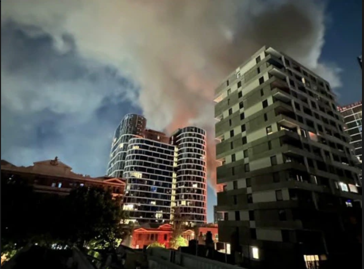 Residents Evacuated As Fire Ripped Through Warehouse In West Melbourne