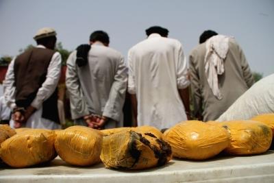 Afghan Security Forces Seized Illicit Drugs, Arrested 53 Suspects