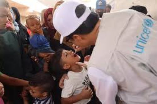 94,000 Children Vaccinated In Polio Campaign In North Gaza