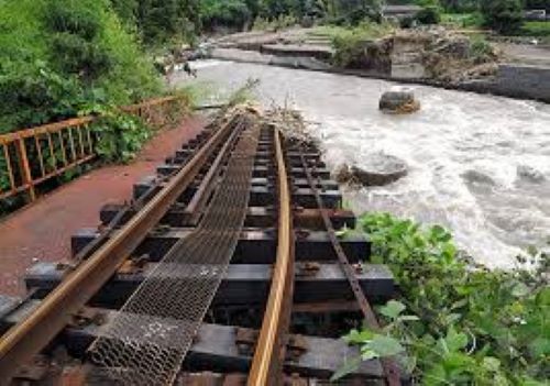 Heavy Rain Halts Trains In Japan, Triggering Landslide Risks