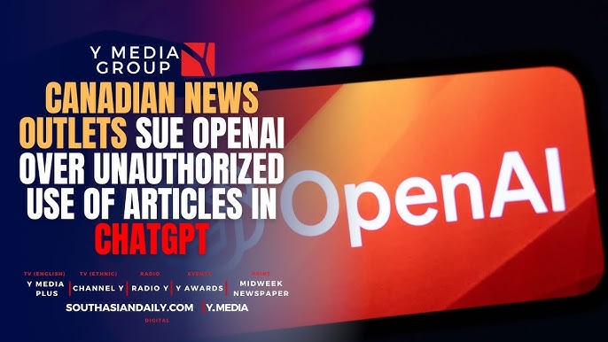 Canadian Major News Organisations Sue OpenAI