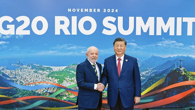 G20: Presidents Xi, Lula meet in Brasilia to ‘enhance ties’