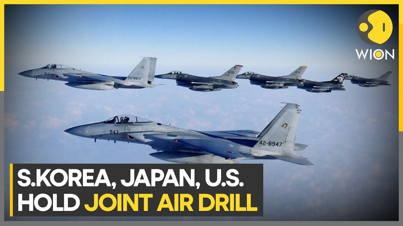 S. Korea, U.S., Japan Held Joint Air Drills